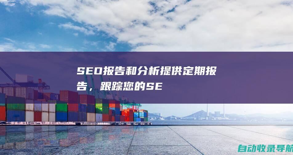 SEO报告和分析：提供定期报告，跟踪您的SEO进度并根据需要进行调整。