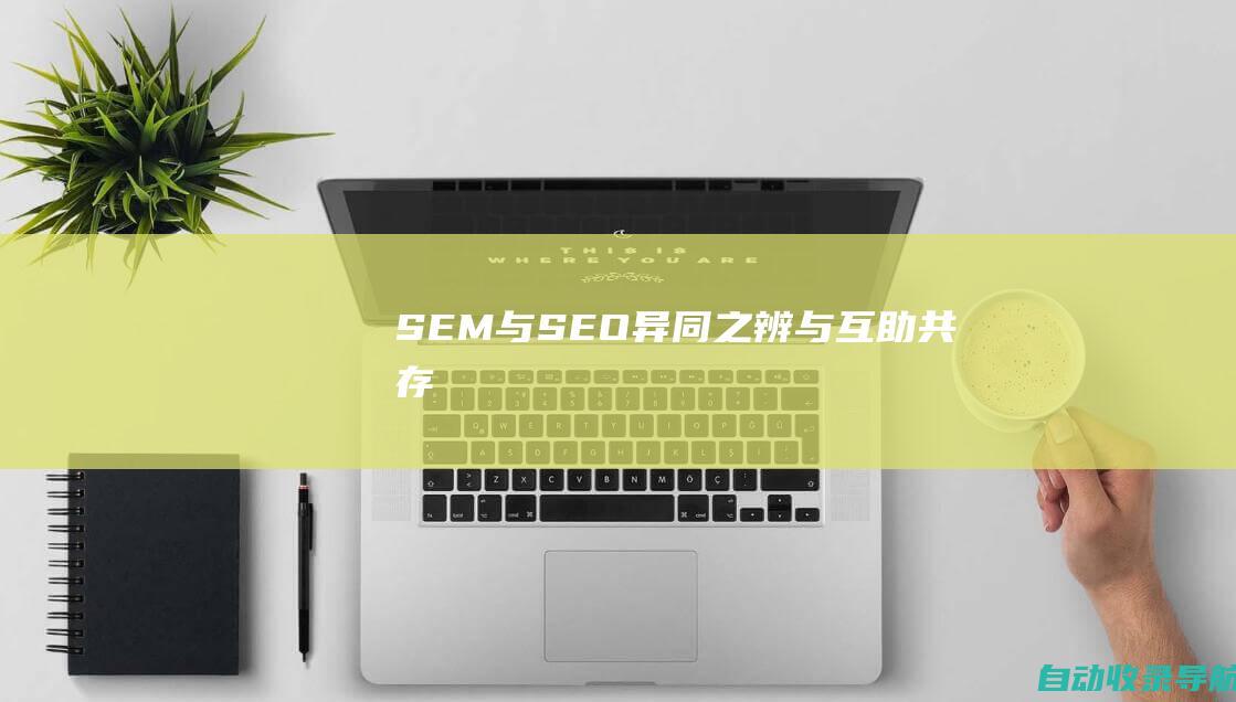 SEM与SEO：异同之辨与互助共存