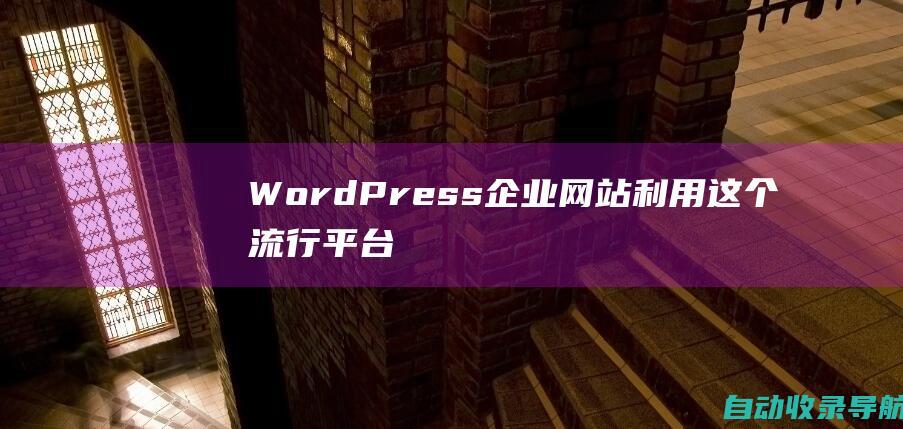 WordPress企业网站：利用这个流行平台的强大功能