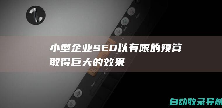 小型企业SEO：以有限的预算取得巨大的效果