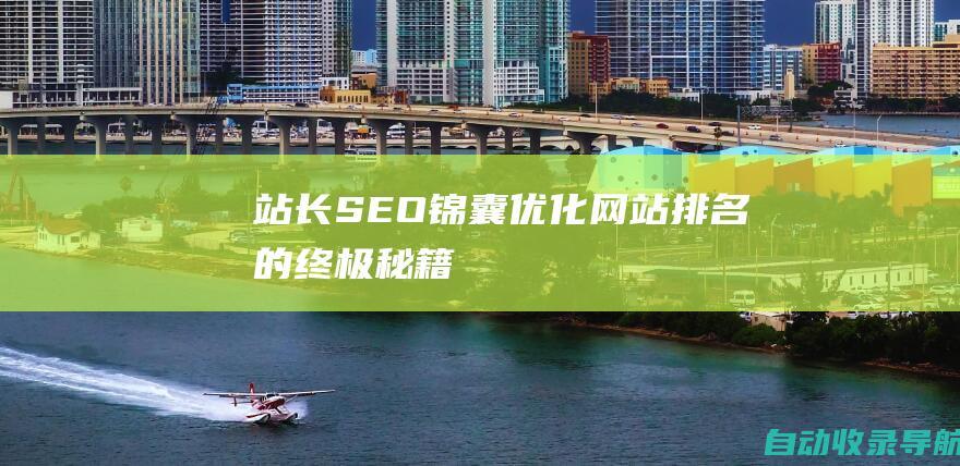 站长SEO锦囊：优化网站排名的终极秘籍