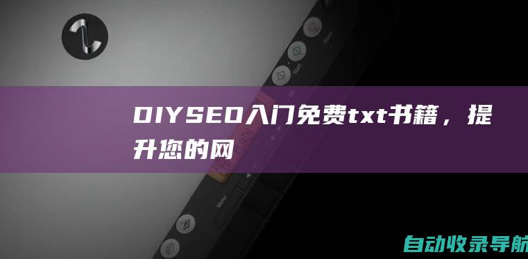 DIYSEO入门：免费txt书籍，提升您的网站排名