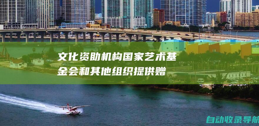 文化资助机构：国家艺术基金会和其他组织提供赠款和补助金，支持艺术项目。