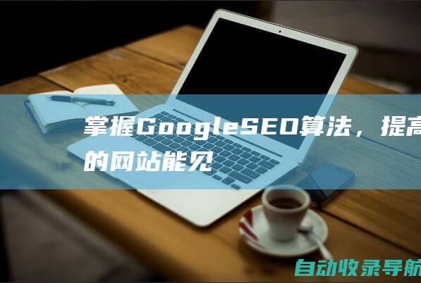 掌握GoogleSEO算法，提高您的网站能见度