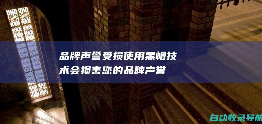 品牌声誉受损：使用黑帽技术会损害您的品牌声誉，让您看起来不可靠和不真实。