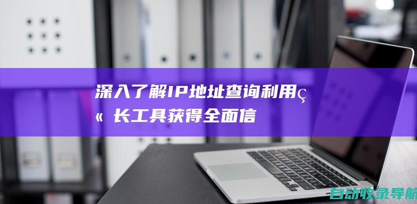 深入了解IP地址查询：利用站长工具获得全面信息