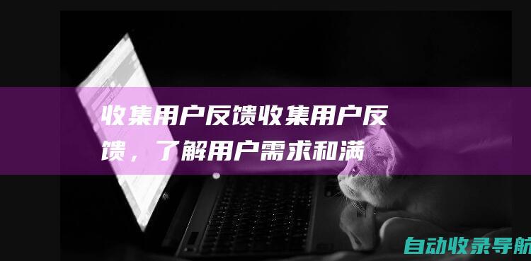 收集用户反馈：收集用户反馈，了解用户需求和满意度，优化产品和服务。