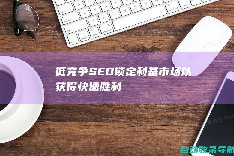 低竞争SEO：锁定利基市场以获得快速胜利