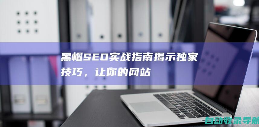 黑帽SEO实战指南：揭示独家技巧，让你的网站脱颖而出