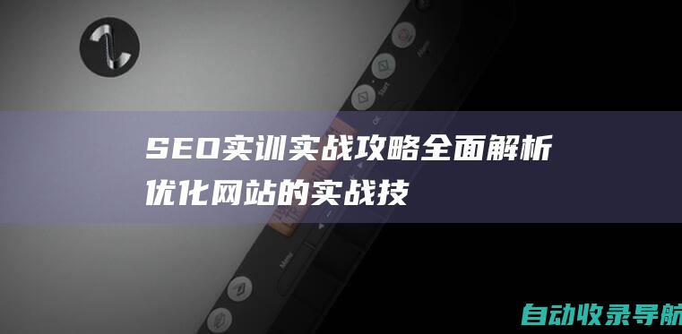 SEO实训实战攻略：全面解析优化网站的实战技巧