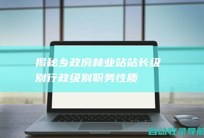 揭秘乡政府林业站站长级别：行政级别、职务性质