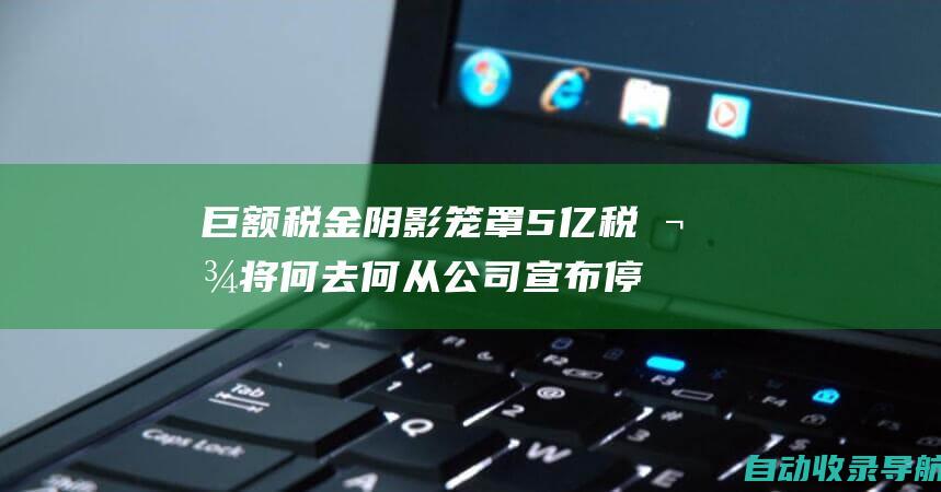 巨额税金阴影笼罩5亿税款将何去何从公司宣布停产