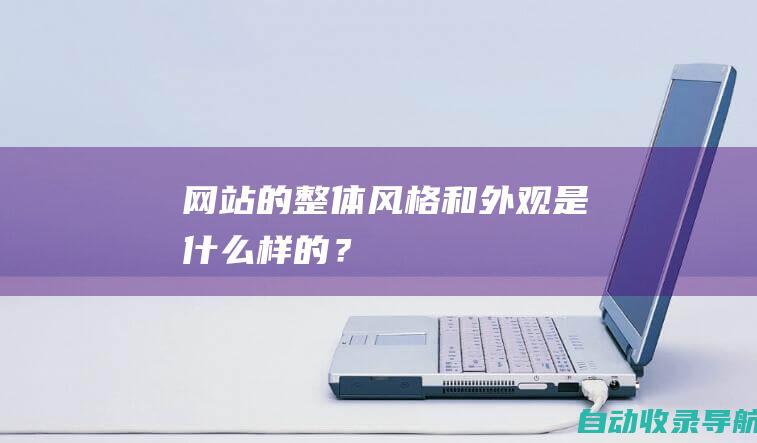 网站的整体风格和外观是什么样的？