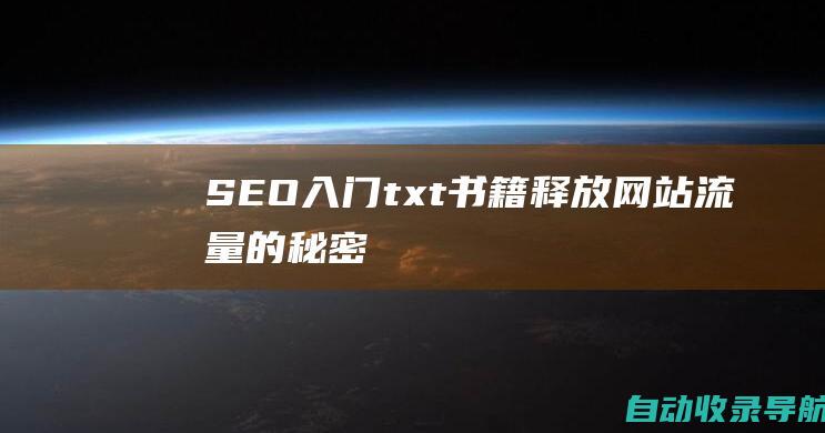 SEO入门txt书籍：释放网站流量的秘密