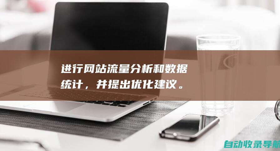 进行网站流量分析和数据统计，并提出优化建议。