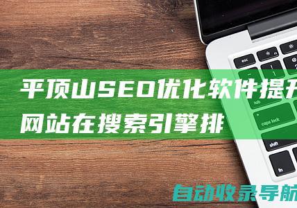 平顶山SEO优化软件：提升您网站在搜索引擎排名中的利器