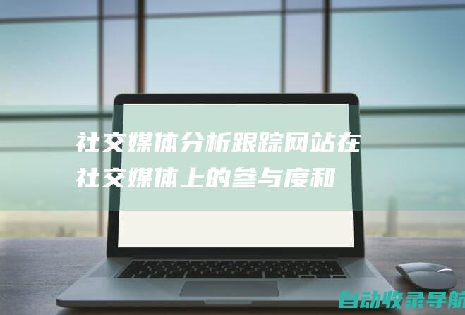 社交媒体分析：跟踪网站在社交媒体上的参与度和推荐流量。