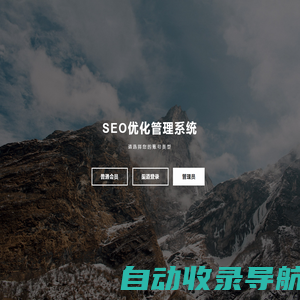 SEO优化管理系统