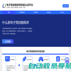 电子竞技陪练师技能认定平台
