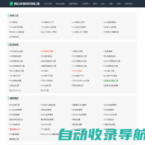 程序员开发者工具/Json格式化/px转rem/编码/解码/二进制-建站之家