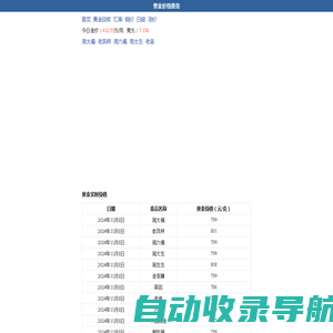 今日金价_黄金价格_黄金回收价格查询_今价网