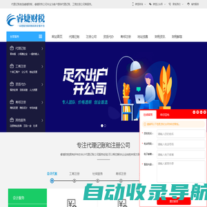 代理记账-会计代账做账报税-代理记账公司-代理记账网
