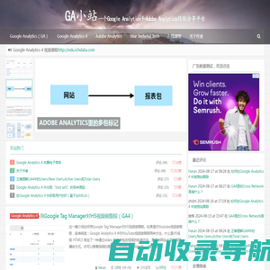 GA小站|一个Google Analytics和Adobe Analytics经验分享平台