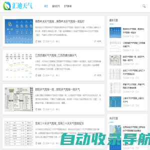 实时国内天气预报平台 - 汇迪企业